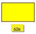 Yellow Plain Label, Permanent